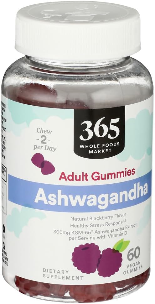 365 by Whole Foods Market, Ashwagandha Gummies, 60 Gummies - görsel 3