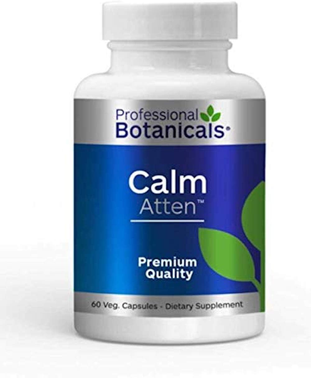 Professional Botanicals Calm Attention - Natural Attention and Mood Support with Rosemary, Vitamin B6, Gotu Kola - 60 Veg Capsules - görsel 1