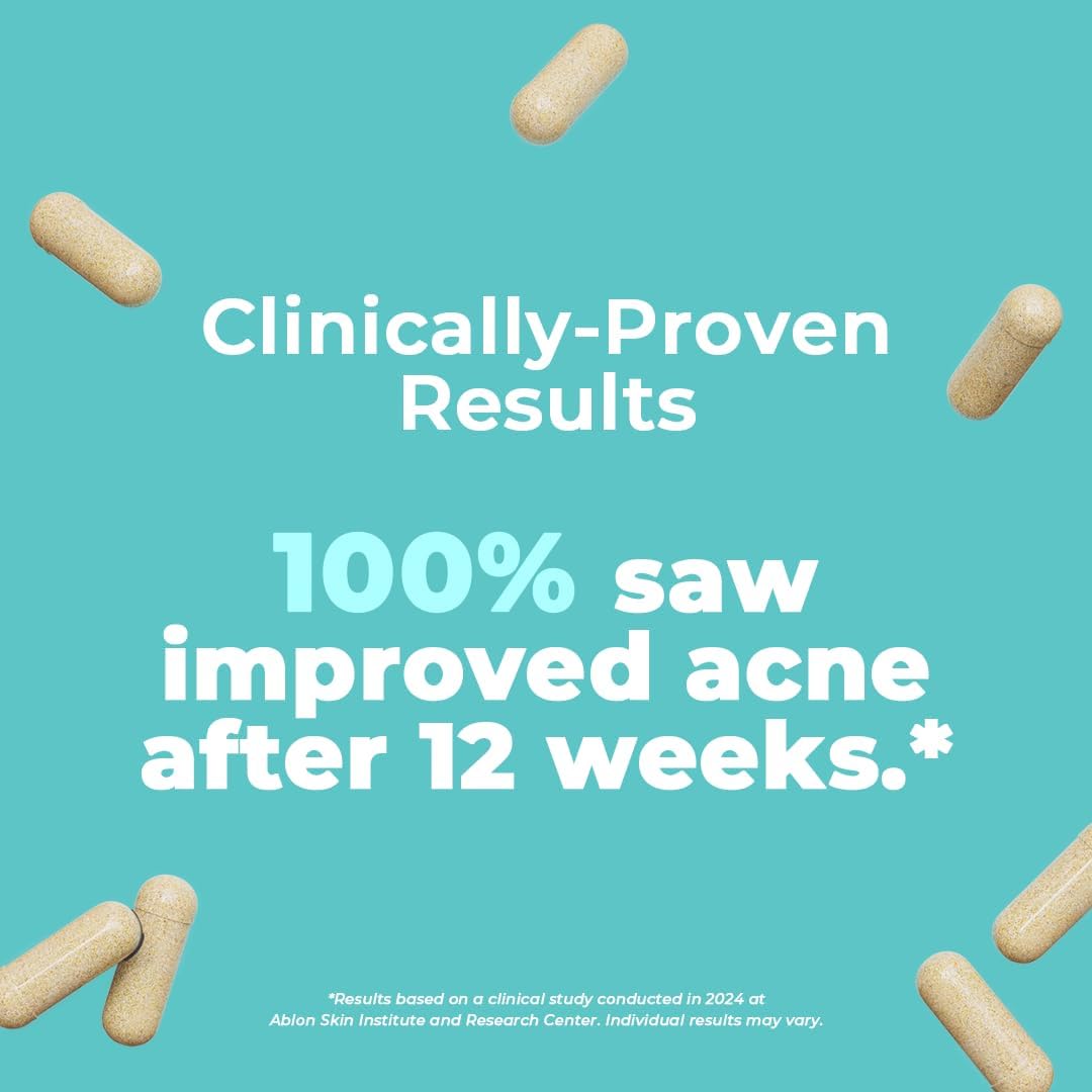 VitaMedica Clear Skin Vitamin Formula – Non-Cystic Acne Supplement for Skin Clearing - görsel 2