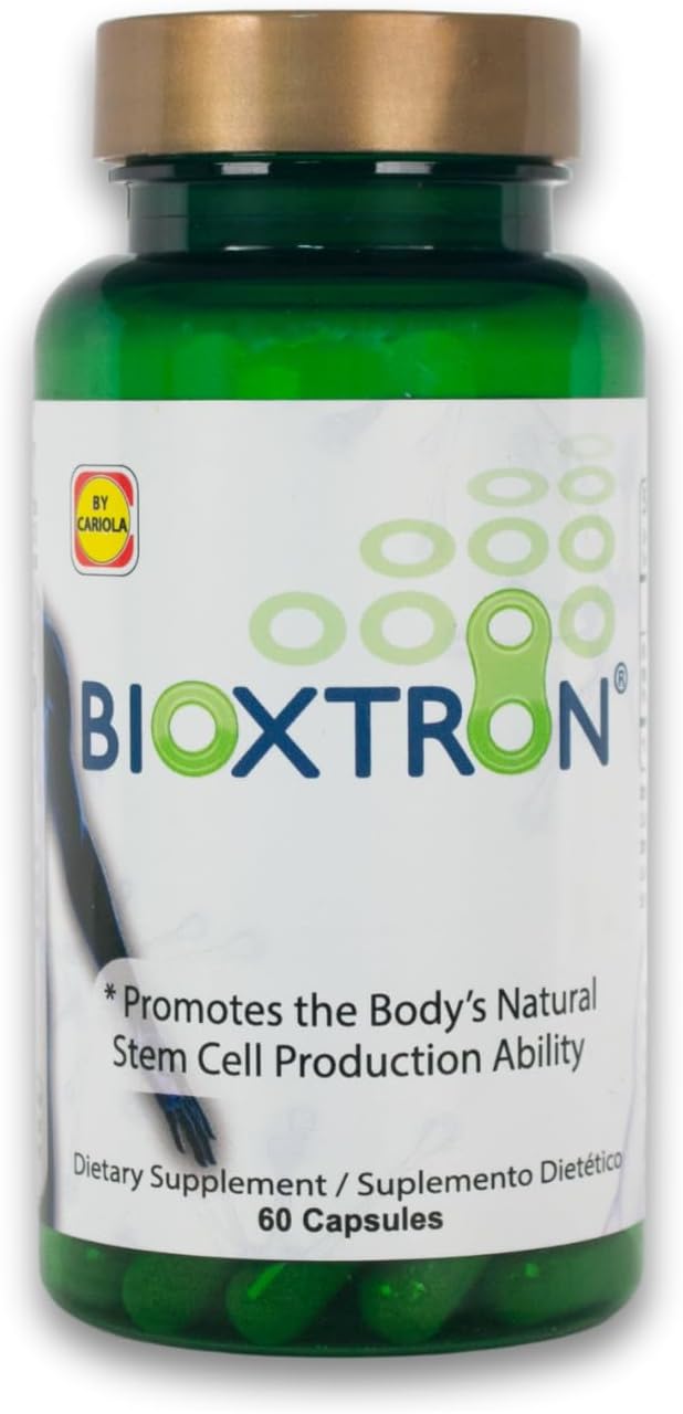 Bioxtron Natural AFA Stem Cell Supplement - Joint Support, Muscle Pain, Immune System, Energy - 120 Capsules (Pack of 2) - görsel 2