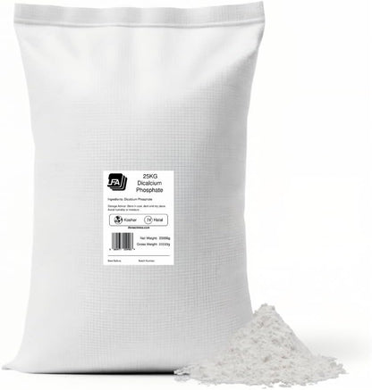Dicalcium Phosphate Anhydrous (DCP) Powder - 25 kg (55 lb) - Food Grade Excipient