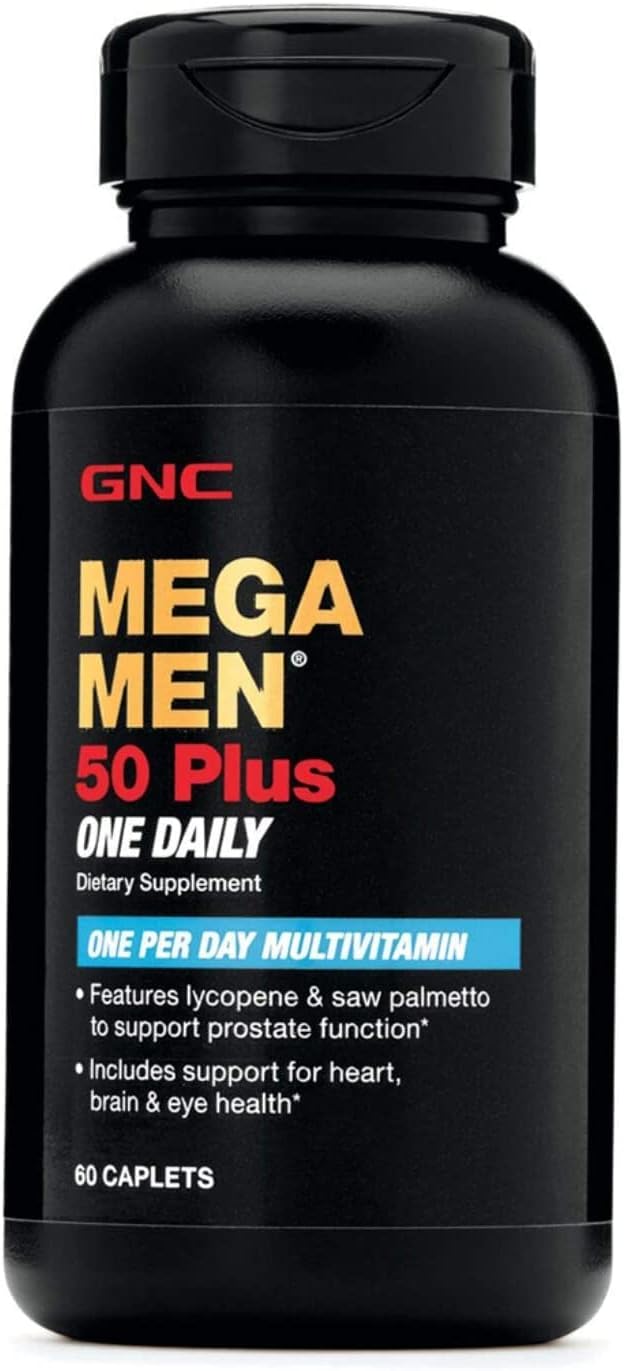 GNC Mega Men 50 Plus One Daily, 60 Capsules - görsel 1