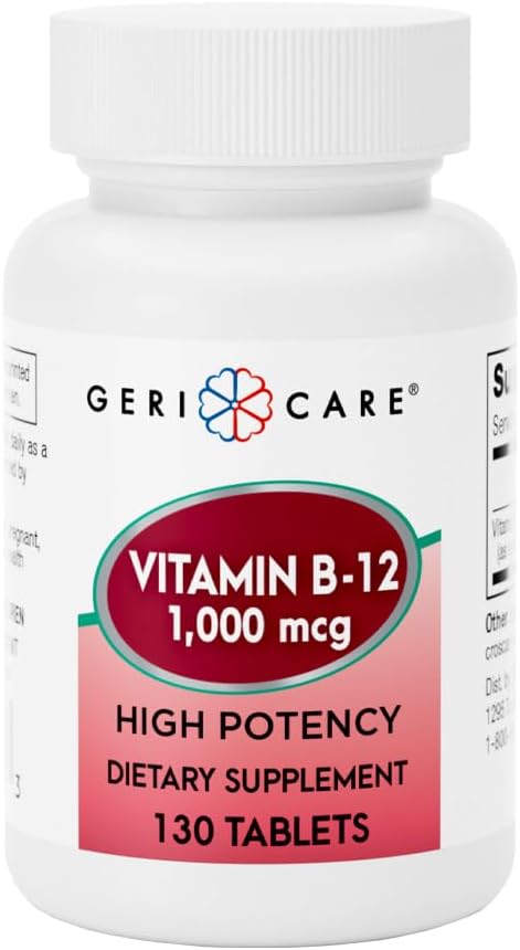 GeriCare Vitamin B-12 1000mcg High Potency Tablets - görsel 7