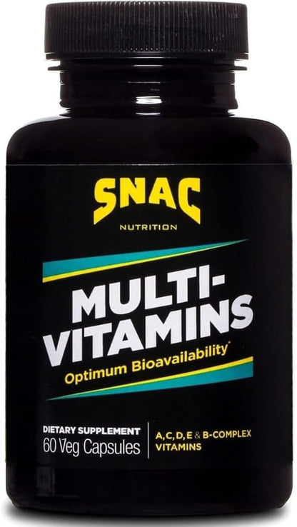 SNAC Multi-Vitamins Daily Supplement with Optimum Bioavailability, 60 Capsules