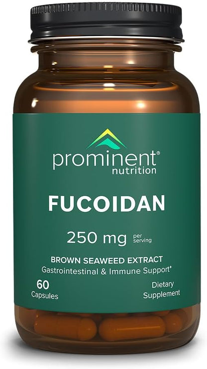 Prominent Nutrition Fucoidan Gut Health & Immune Support Food Supplement – 250mg, 60 Capsules