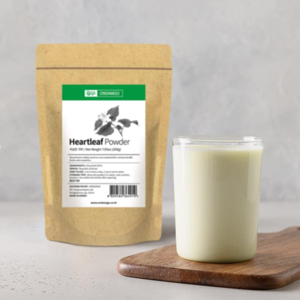 Pure Houttuynia Cordata Powder - Traditional Asian Herbal Tea Ingredient (200g) - görsel 3