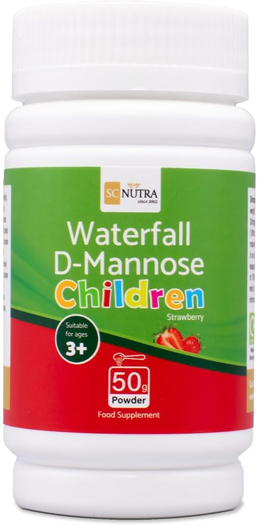 sc nutra Waterfall D-Mannose Children Strawberry – Kids D-Mannose from Birch - görsel 2