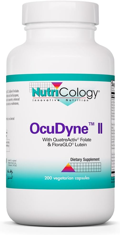NutriCology OcuDyne II – Eye Health Multivitamin with Lutein, Zeaxanthin & Ginkgo (200 Capsules) - görsel 1