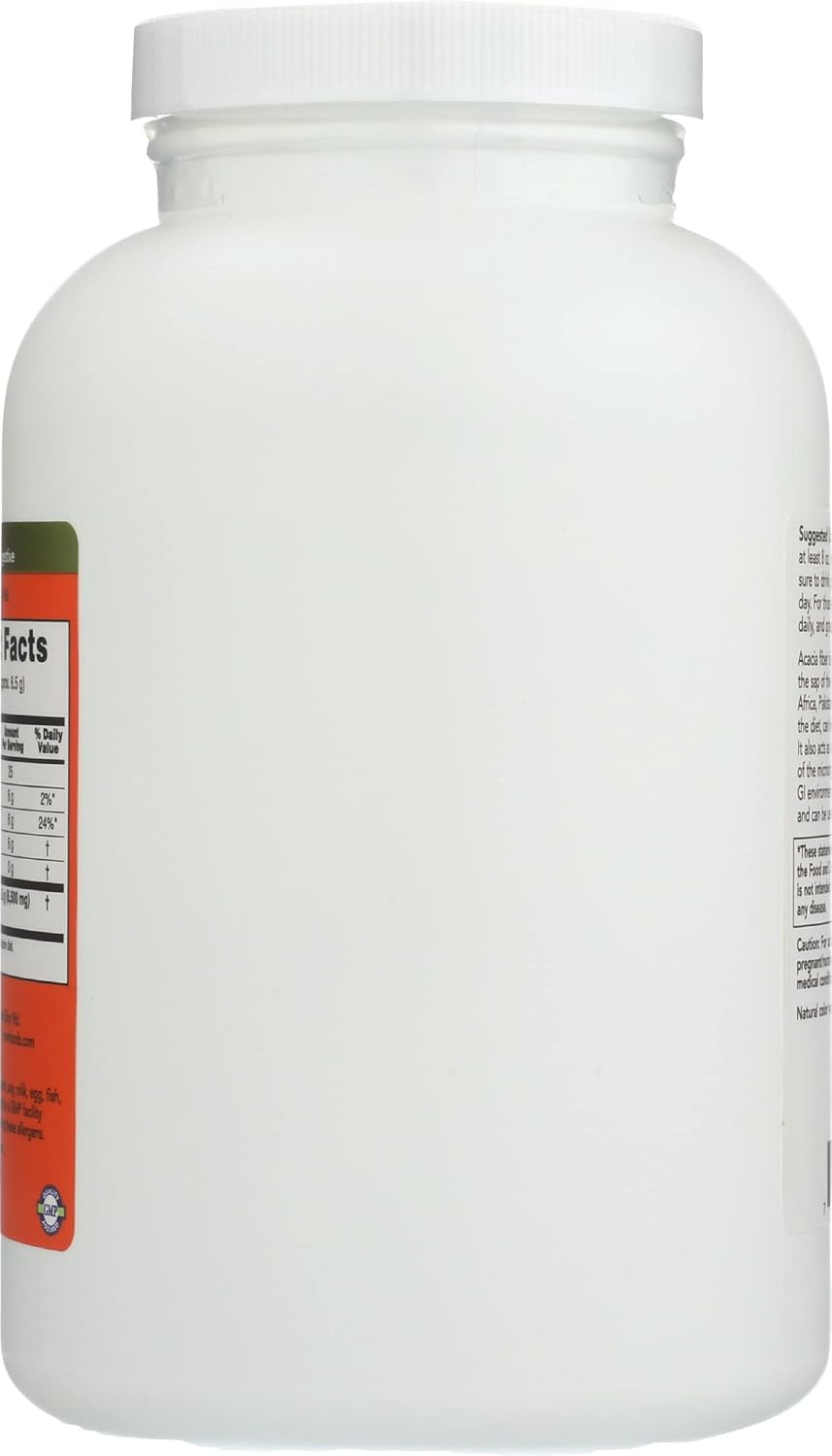 NOW Foods Acacia Fibre Organic Powder - 340 g – Image 2