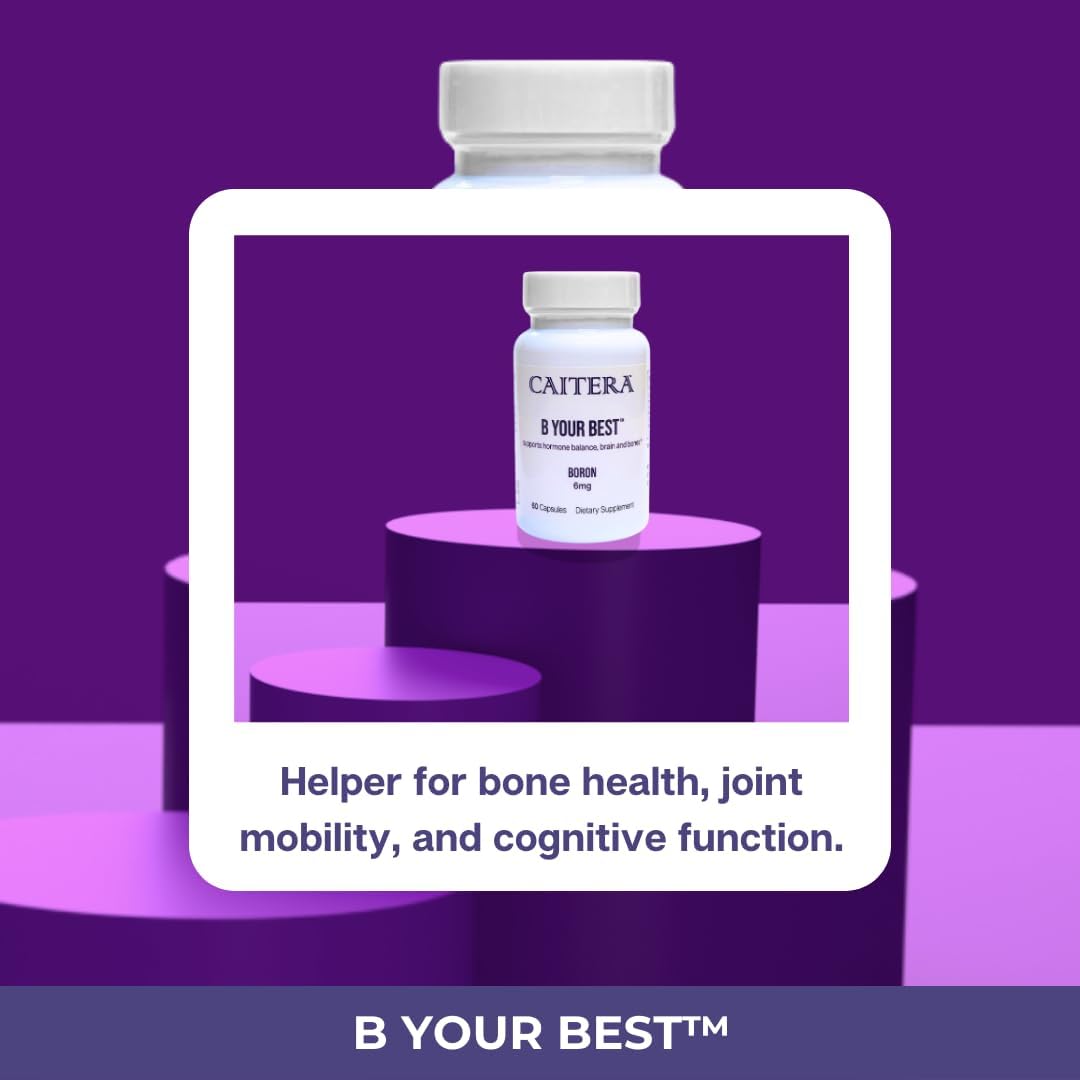 Caitera B Your Best Boron Glycinate Supplement - Hormone, Bone & Brain Support, 60 Capsules - görsel 3