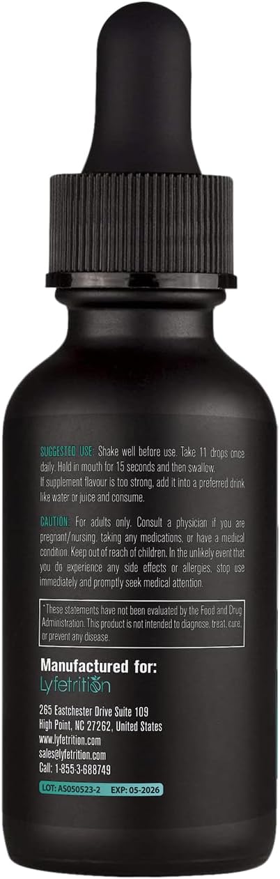 Lyfetrition Citicoline Liquid Drops - 536 mg, 120 ml (220 Servings) – Image 4