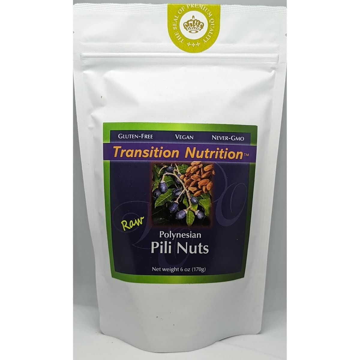 Transition Nutrition Raw Polynesian Pili Nuts 170g Pkg - görsel 1