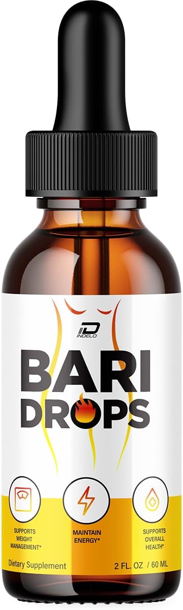 Bari Drops Liquid Supplement - Natural Fitness Support (1 Month Supply) - görsel 1