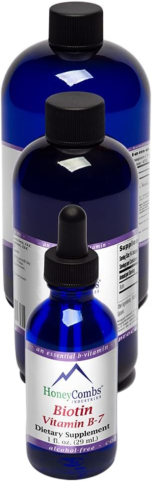 HoneyCombs Vitamin B7 (Biotin) Drops, 16 oz