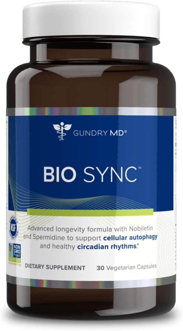 Gundry MD Bio Sync Food Supplement - Daytime Energy, Focus & Memory Support (30 Capsules) - görsel 1