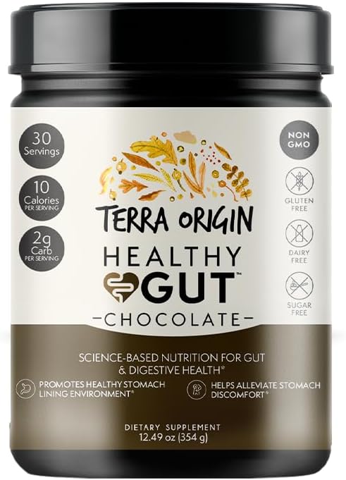 TERRA ORIGIN Healthy Gut Powder - Berry Flavour, 30 Servings - görsel 7