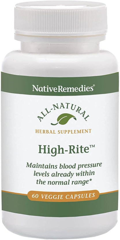 Native Remedies High-Rite Vegetable Capsules 2 Pack
