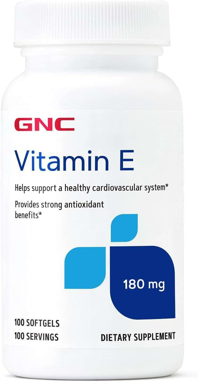 GNC Vitamin E 200mg Softgels – Antioxidant for Cell and Immune Support - görsel 1