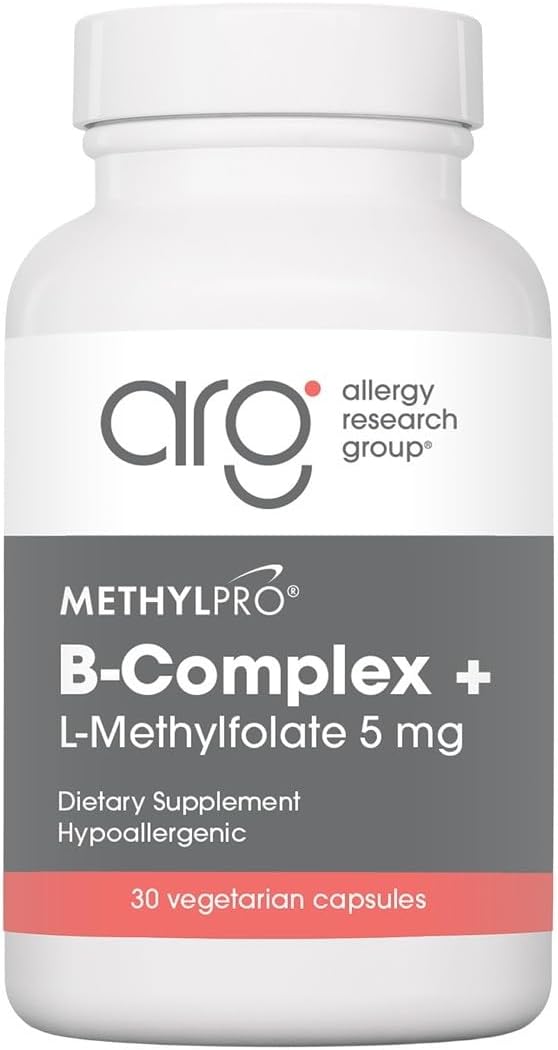MethylPro B Complex + L-Methylfolate 5 mg – Bio-available Methylated Vitamin Blend – Supports Energy and Stress – Vegetarian & Hypoallergenic – 30 Servings – 30 Capsules - görsel 1