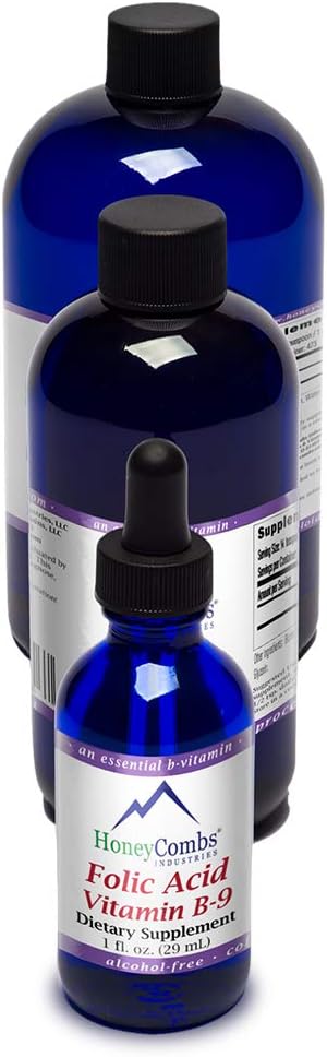 Vitamin B9 (Folic Acid) Liquid Drops – Alcohol-Free, Vegan, Gluten-Free - görsel 7