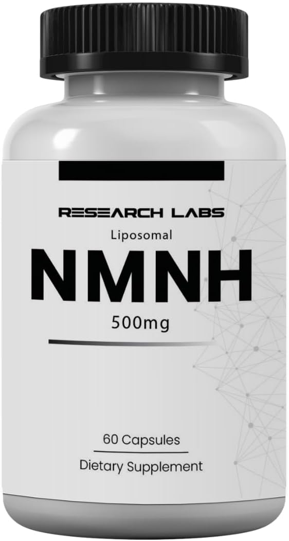 Research Labs Liposomal NMNH 500mg Per Serving, 60 Capsules – NAD+ Booster for Anti-Ageing - görsel 1