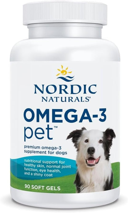 Nordic Naturals Omega-3 Pet, Unflavoured - 120 Soft Gels
