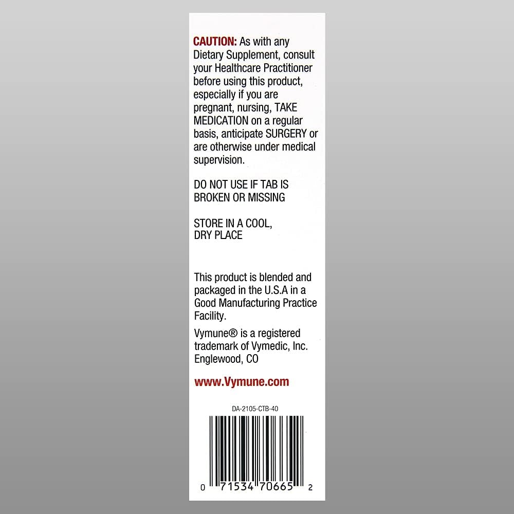 Vymune Amino-Acid Advanced Immune Support Supplement – Berry Flavoured Meltaway Tablets - görsel 3