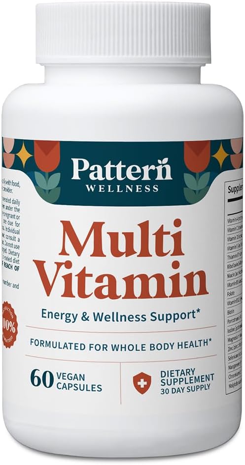 Pattern Wellness Multivitamin for Men & Women - 60 Vegan Capsules - görsel 1