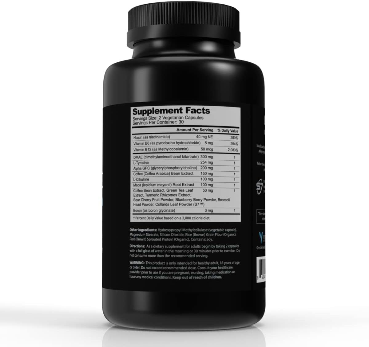 B4UGAME Brain Booster Supplement – Nootropic for Focus, Memory & Energy | 60 Capsules - görsel 5