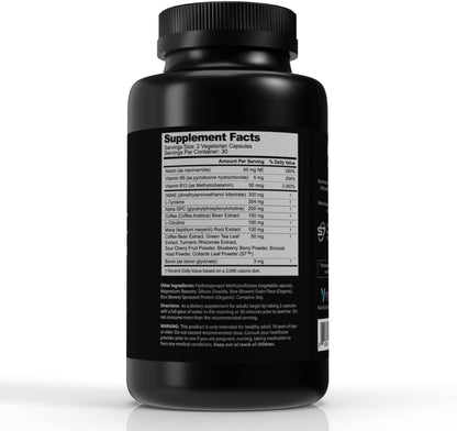 B4UGAME Brain Booster Supplement – Nootropic for Focus, Memory & Energy | 60 Capsules