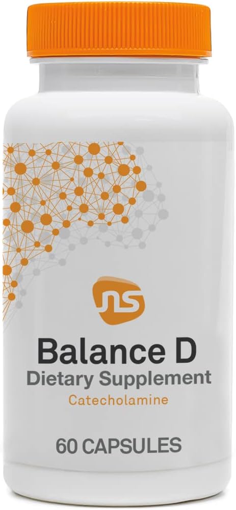 NeuroScience Balance D - Mood Support Supplement for Energy, Focus & Brain Health (60 Capsules) - görsel 1
