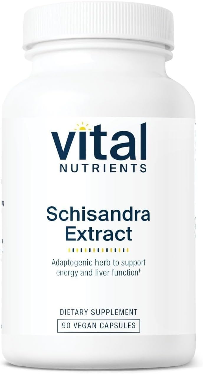 Vital Nutrients Schisandra Extract - 1000 mg - 90 Vegetarian Capsules - görsel 1