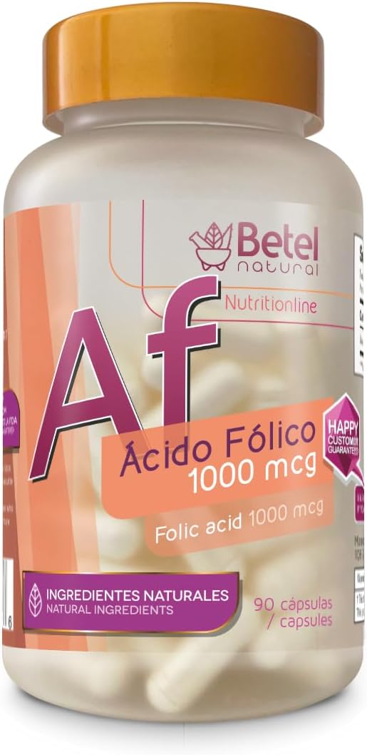 Betel Natural Premium Folic Acid Capsules 1000 mcg - 90 Capsules - görsel 1