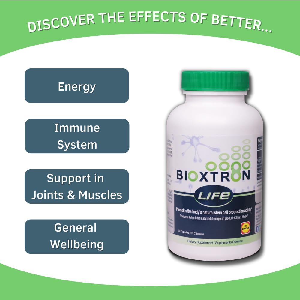 Bioxtron Life AFA Stem Cell Supplement - Joint, Muscle, Immune Support, Energy - 90 Capsules - görsel 2