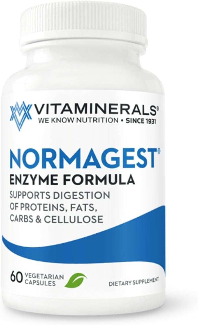 Vitaminerals 61 Normagest - Digestion Support Formula for Protein, Fats & Carbs, Veggie Caps (60 Capsules) - görsel 1
