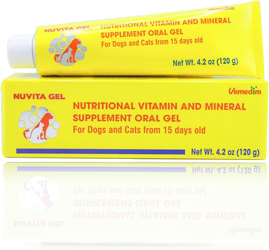 VEMEDIM Premium Nutritional and Vitamin Gel for Dogs and Cats – Multivitamin, 4.2 oz (120 g) - görsel 1