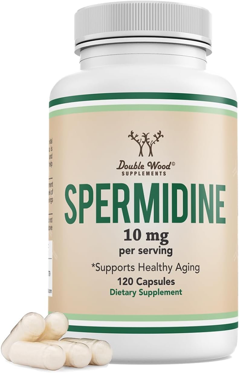 Spermidine Supplement (10mg of 99% Spermidine 3HCL – Third Party Tested) 120 Capsules - görsel 1