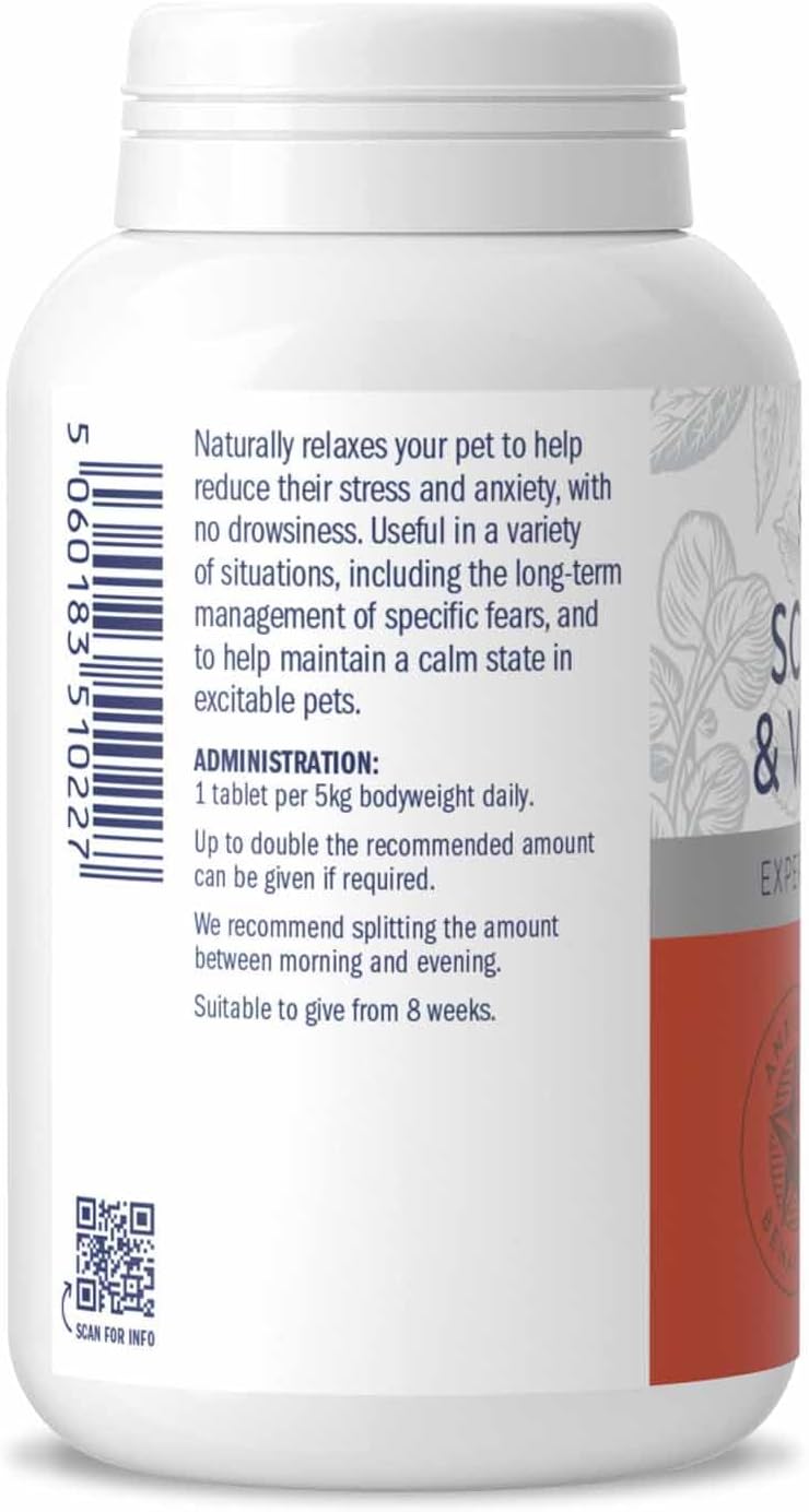 Dorwest Herbs Scullcap and Valerian Tablets for Dogs and Cats – 500 Tablets - görsel 2
