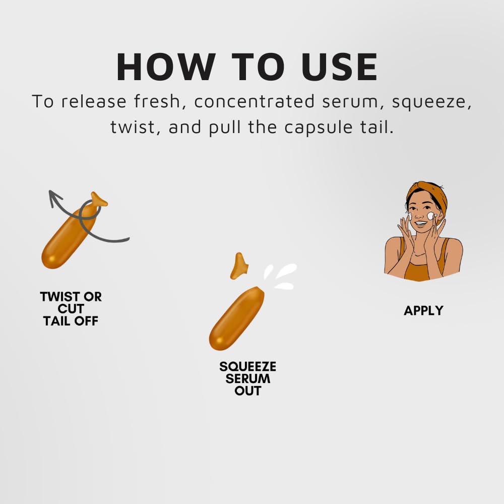 C-Source 12% Vitamin C Serum Capsules for Face - 30 Capsules - görsel 5