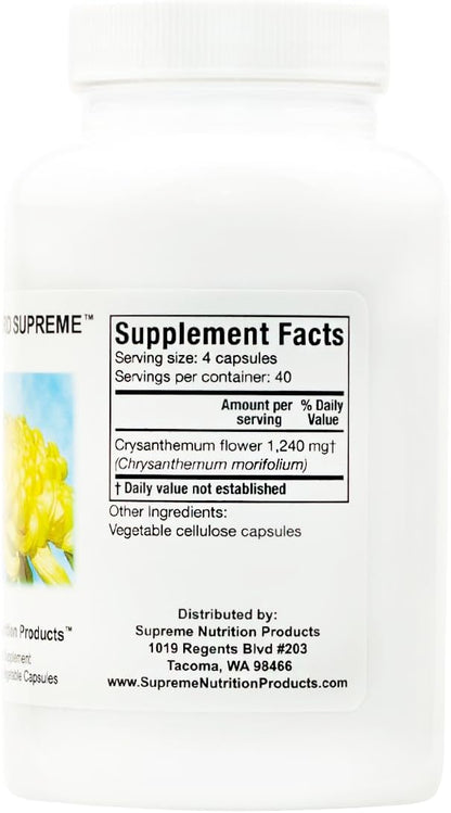 Supreme Nutrition Vital Guard Supreme, 160 Pure Chrysanthemum Vegetarian Capsules