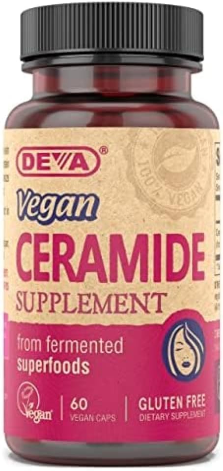 Deva Vegan Skin Restoring Ceramide Supplement Tablets, 60 Tablets - görsel 1