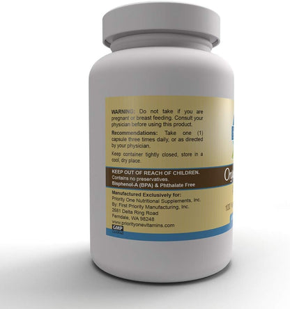 Priority One Vitamins Lithium Orotate 5mg, 100 Vegetarian Capsules