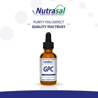 Cerebra GPC Liquid - L-Alpha Glycerophosphocholine Supplement, 60 ml