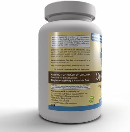 Priority One Vitamins Opti-Prenatal (120 Capsules) - Support for the Nutritional Needs of Mum and Baby