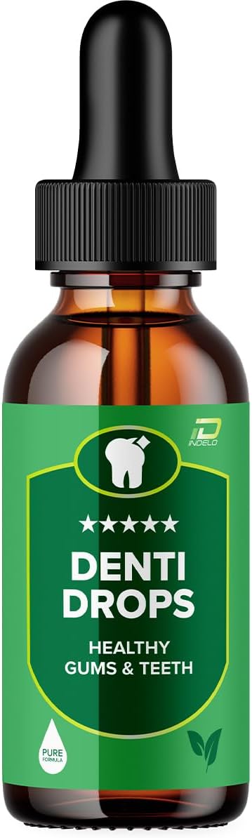 Denti Drops Pro - Natural Liquid Supplement for Healthy Teeth and Gums (1 Pack, 1 Month Supply) - görsel 1