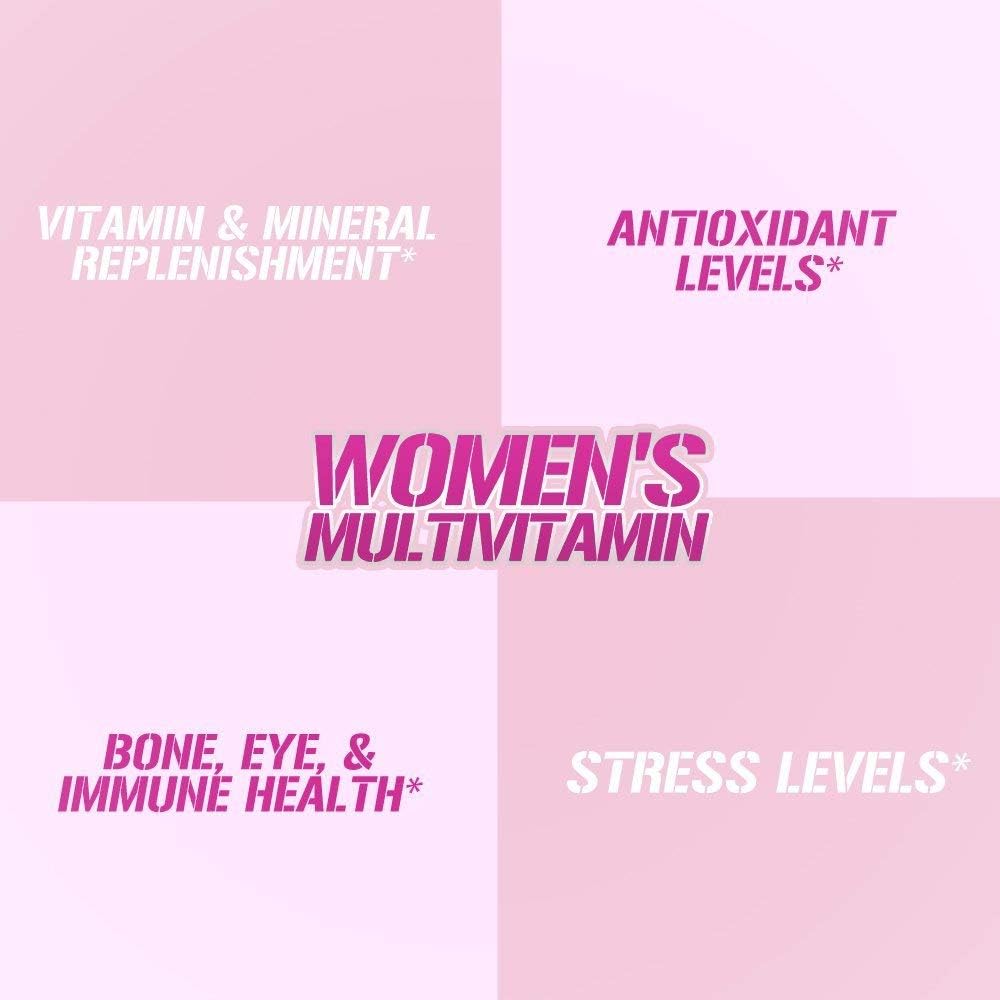 Evlution Nutrition Women's Multivitamin - Full Spectrum Vitamins & Minerals, Immune Health, Skin, Hair, Bone & Eye Health, 120 Tablets - görsel 3