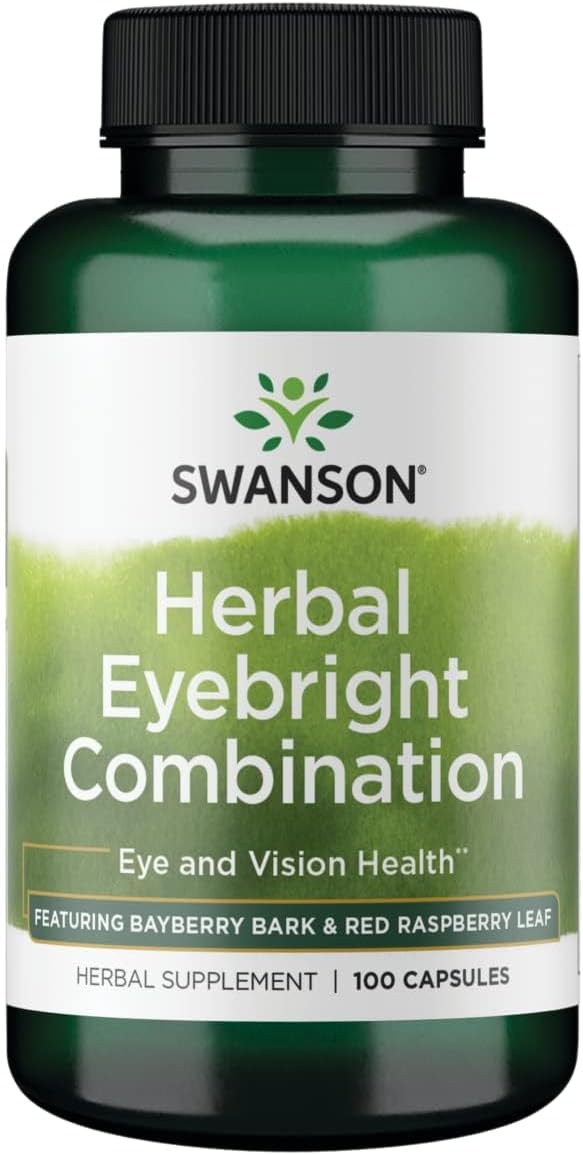 Swanson Herbal Eyebright Combination, 100 Capsules - görsel 1