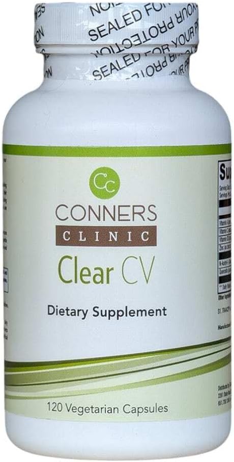 Clear CV - 120 Capsules | Immune System Support with Vitamin D, Zinc, Quercetin, NAC, Vitamin C - görsel 1