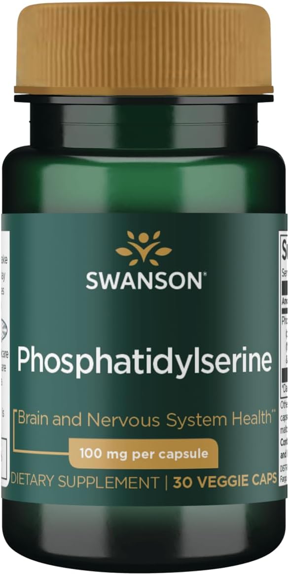 Swanson Conjugated Phosphatidylserine with DHA 100 mg, 30 Capsules - görsel 1