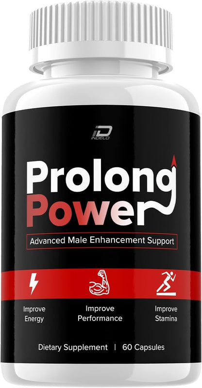 Prolong Power Pills - All-Natural Men's Food Supplement (60 Capsules)